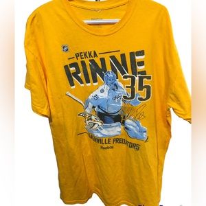 Pekka Rinne Reebok T-Shirt  XL NHL Nashville Predators